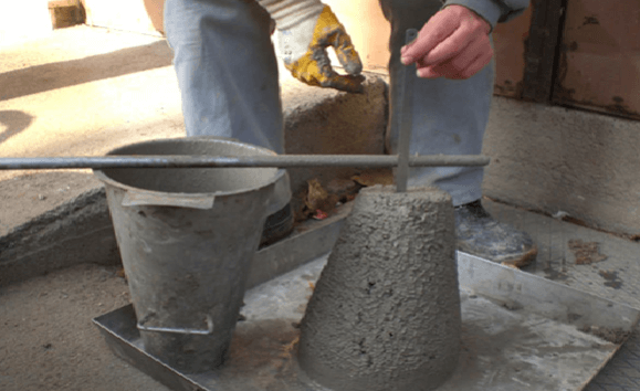 Como realizar o slump test ao receber concreto na obra?