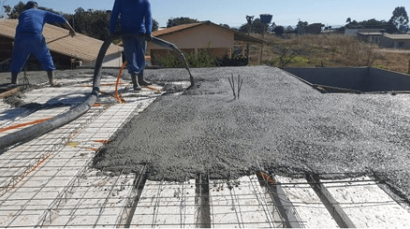Um saco de cimento faz quantos metros de laje Concreto Usinado